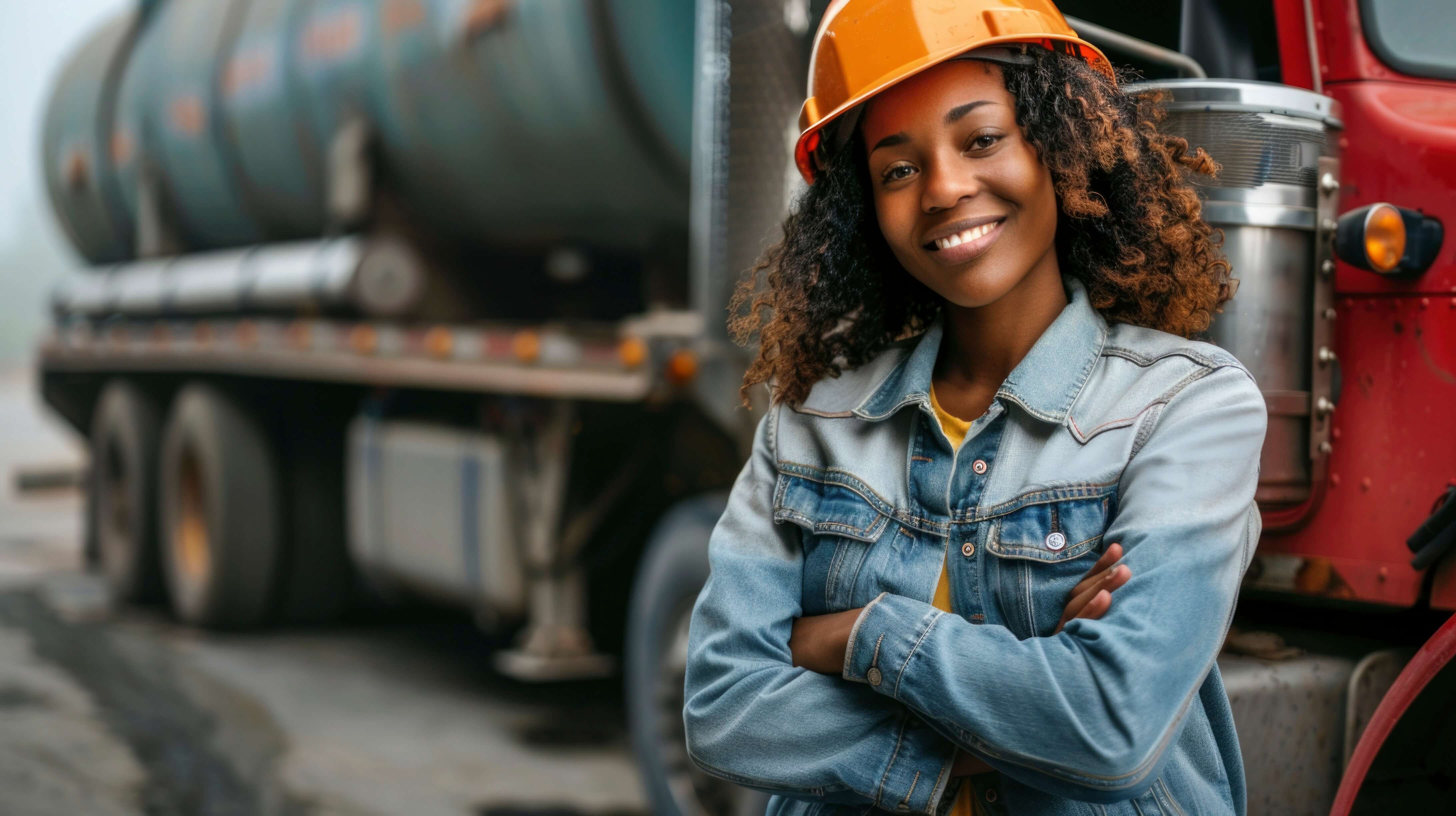 Professional fuel logistics operator coordinating commercial energy delivery